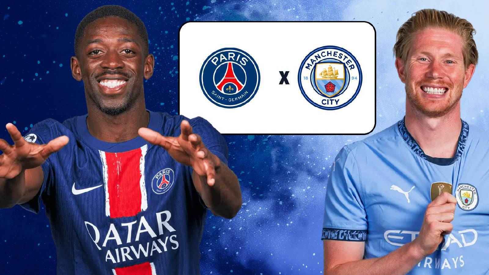 تفاصيل مباراة باريس سان جيرمان ومانشستر سيتي اليوم في دوري أبطال أوروبا